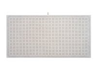 LOOP HOME bath towel - butter/stone - grid — view 4
