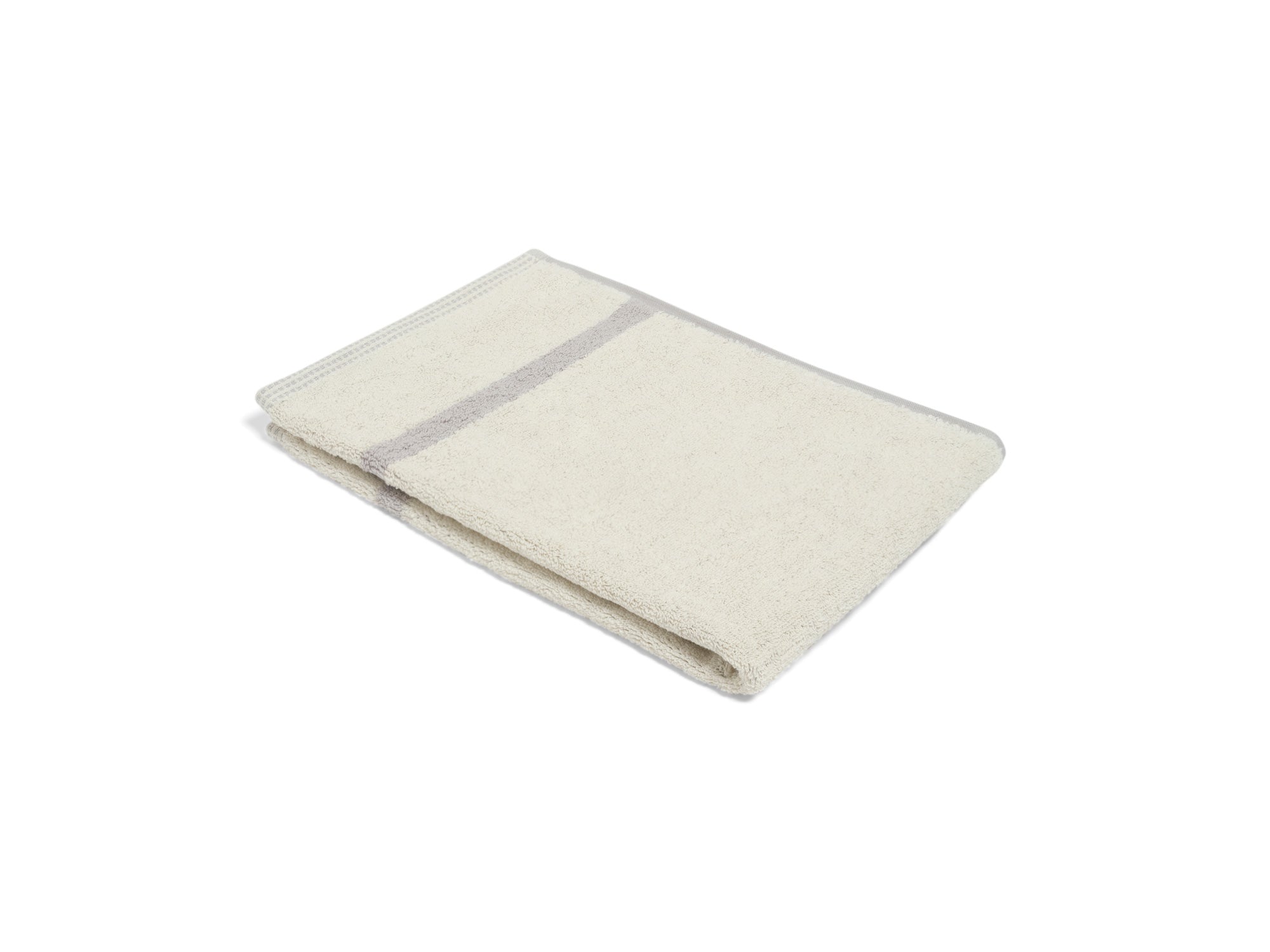 Bath Sheet - Butter/Stone - Dual Stripe