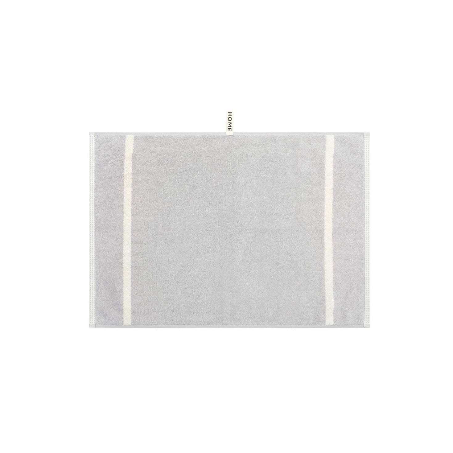 LOOP HOME hand towel - butter/stone - dual stripe — view 3