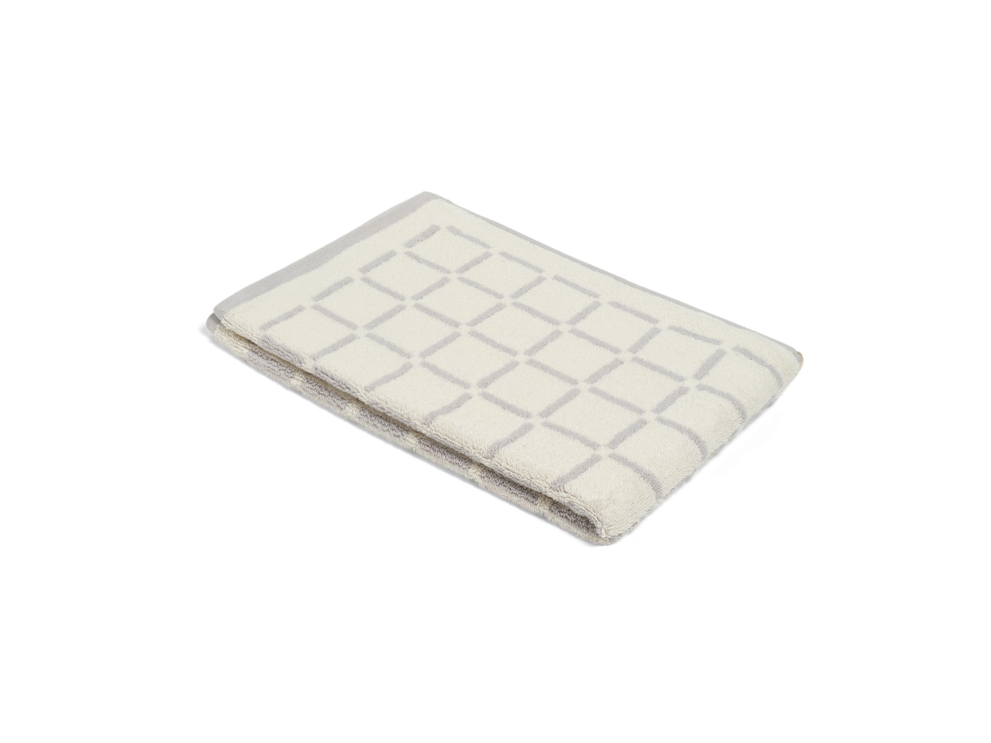 Bath Sheet - Butter/Stone - Grid