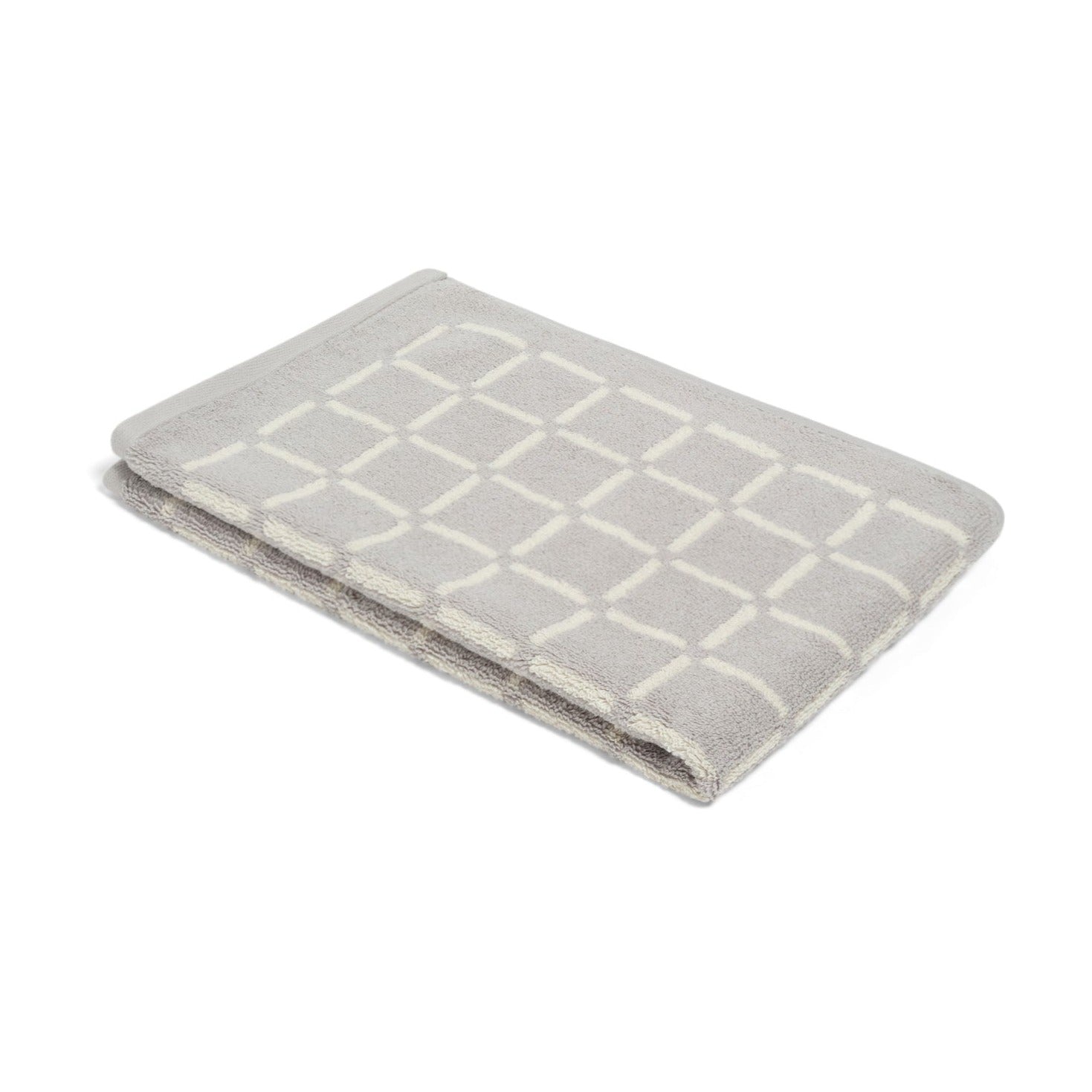 Hand Towel - Butter/Stone - Grid