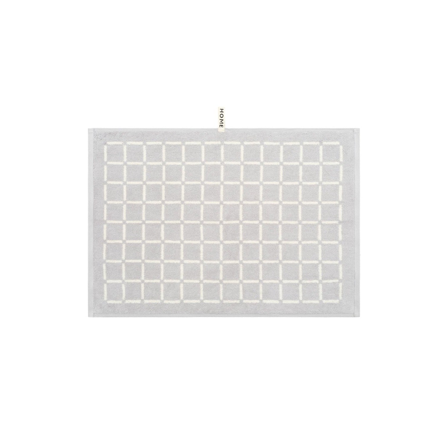 LOOP HOME hand towel - butter/stone - grid — view 3