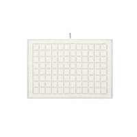 Butter/Stone Grid Hand Towel — view 2
