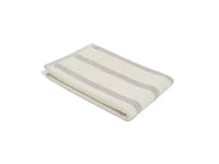 LOOP HOME bath sheet - butter/stone - bold stripe