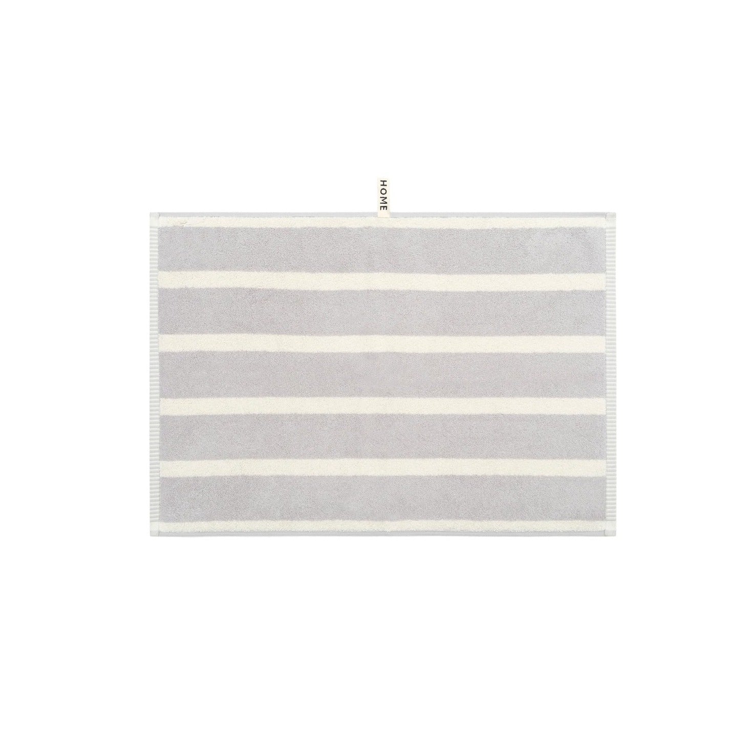 LOOP HOME hand towel - butter/stone - bold stripe — view 3
