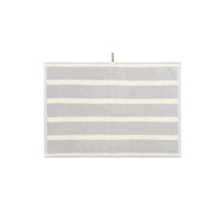 LOOP HOME hand towel - butter/stone - bold stripe — view 3