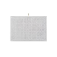 LOOP HOME hand towel - stone - raised grid — view 2