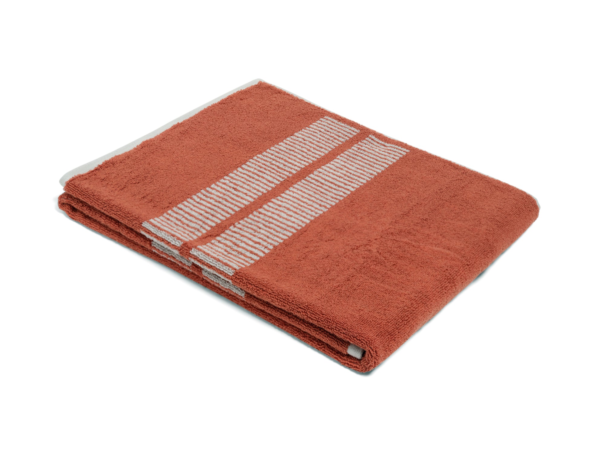 Bath Sheet - Terracotta/Stone - Dual Dash