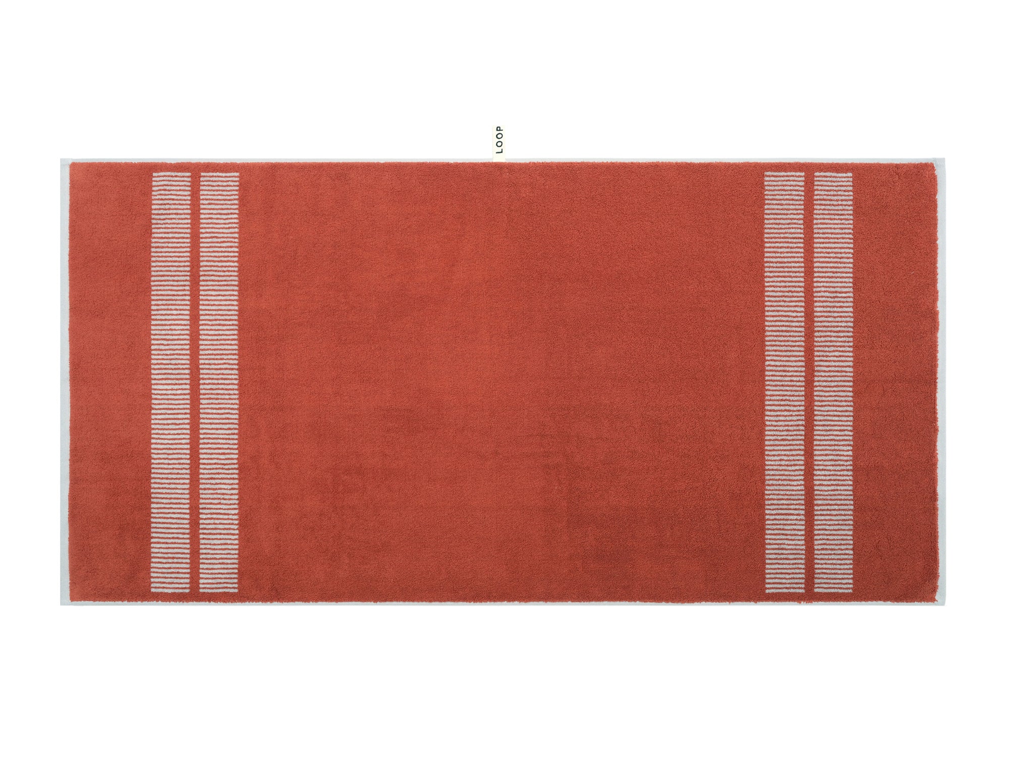 Bath Towel - Terracotta/Stone - Dual Dash