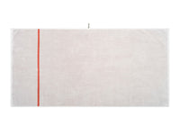 LOOP HOME bath towel - terracotta/stone - simple stripe — view 6
