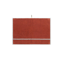 Terracotta/Stone Simple Stripe Hand Towel — view 2