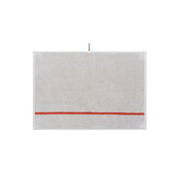 LOOP HOME hand towel - terracotta/stone - simple stripe — view 3