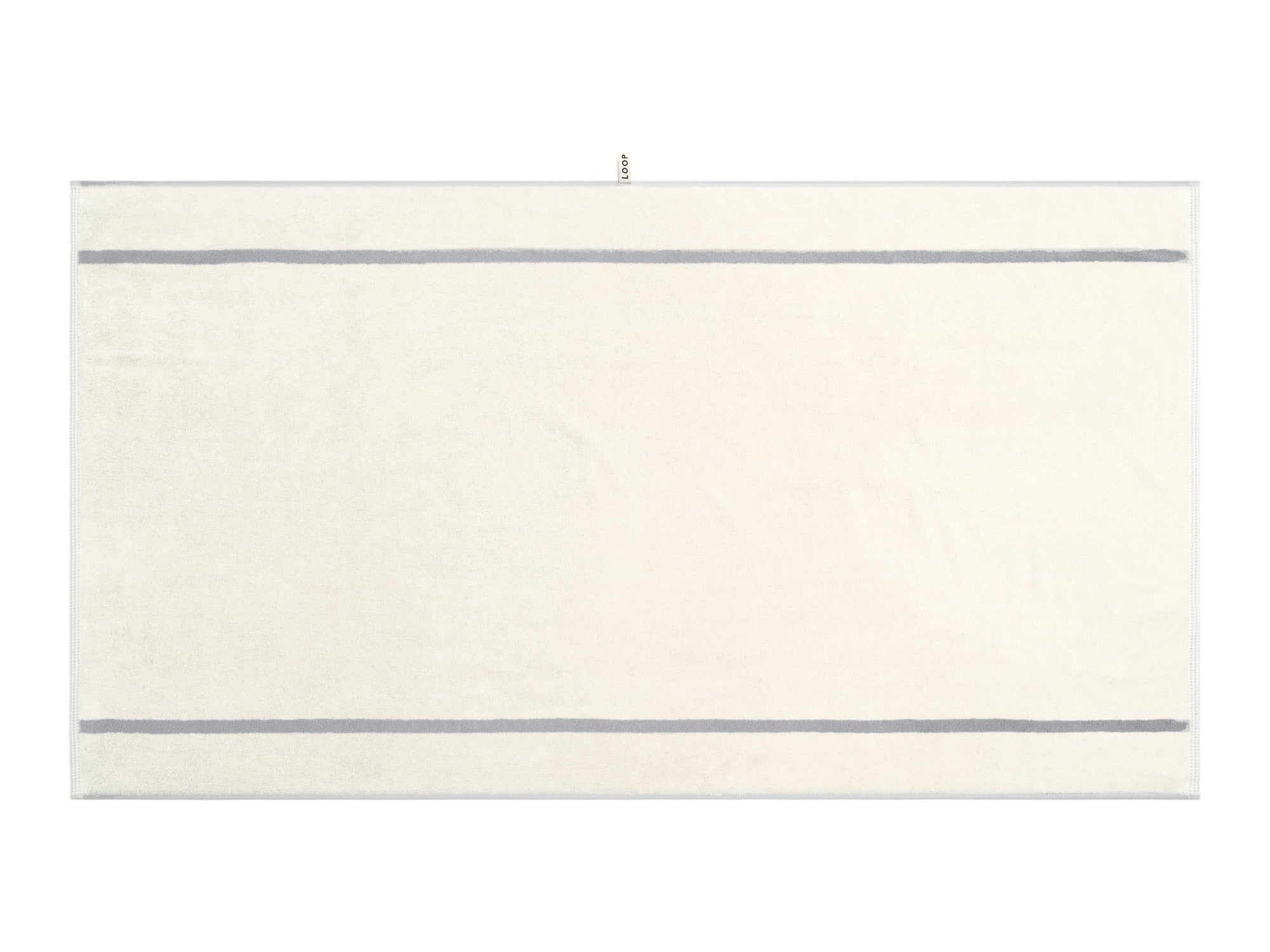 Bath Sheet - Butter/Stone - Dual Stripe