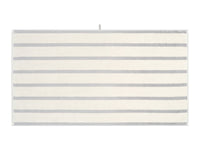Butter/Stone Bold Stripe Bath Sheet — view 5