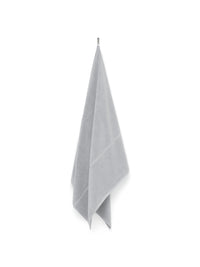 LOOP HOME stone bath sheet draped showing full length