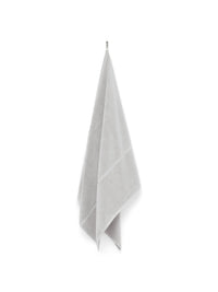 LOOP HOME stone bath sheet draped showing full length
