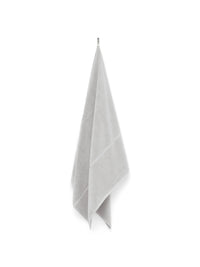 LOOP HOME stone bath sheet draped showing full length