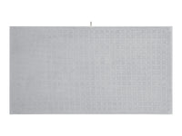 LOOP HOME bath towel - stone - raised grid — view 2