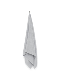 LOOP HOME bath towel - stone - raised grid — view 2