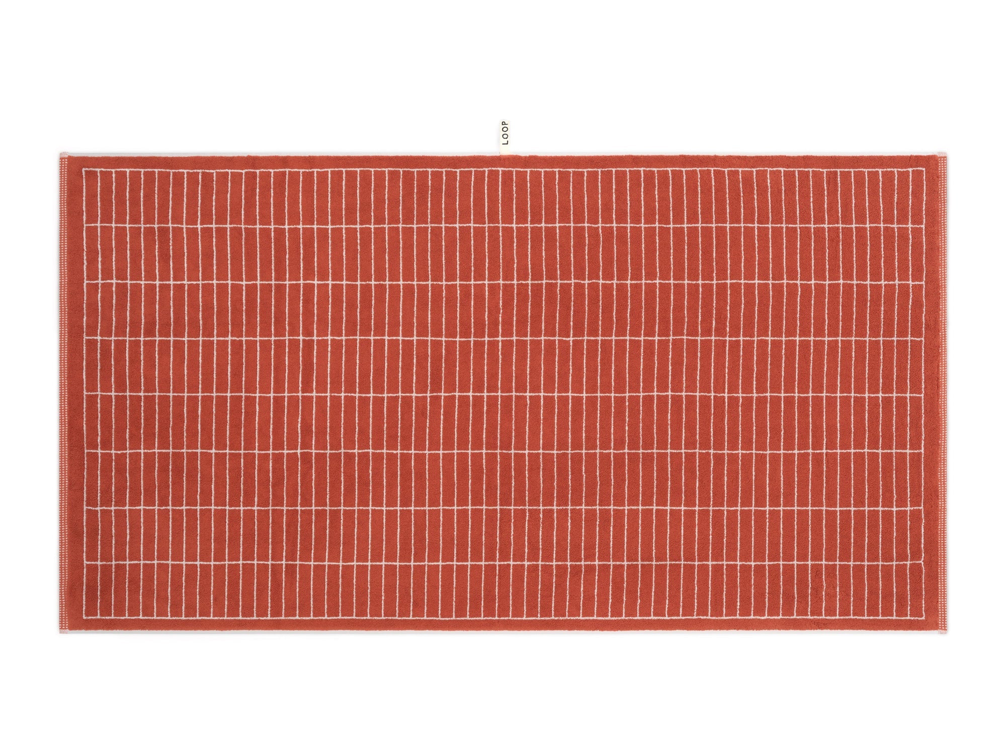 Terracotta/Stone Tile Bath Towel — view 4