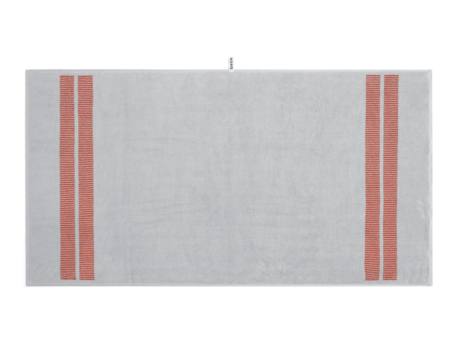 LOOP HOME bath sheet - terracotta/stone - dual dash — view 6