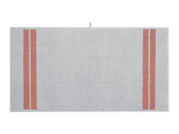 LOOP HOME bath sheet - terracotta/stone - dual dash — view 6