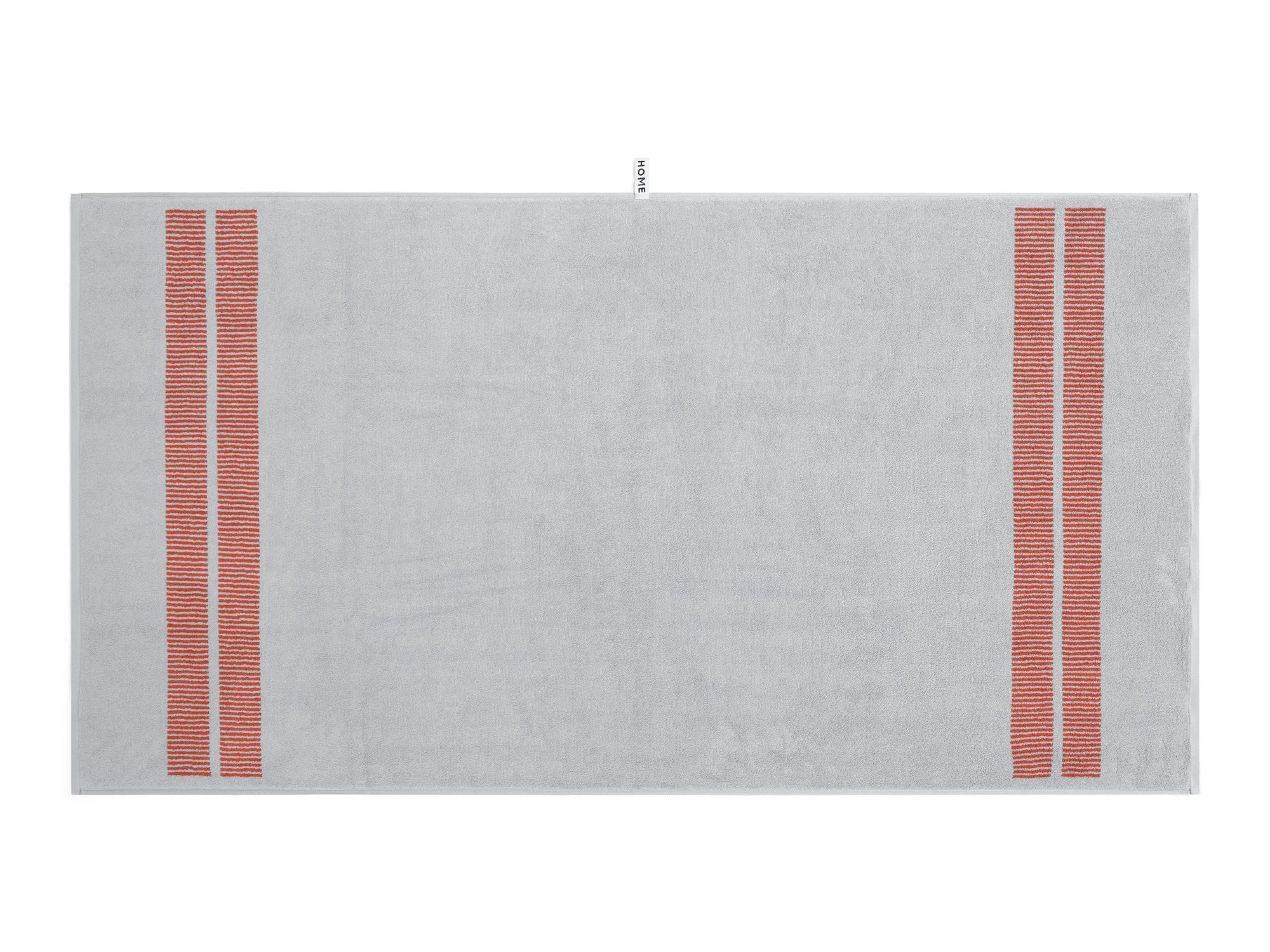 LOOP HOME bath sheet - terracotta/stone - dual dash — view 6