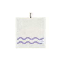 Lilac/Ivory Face Towel Wave Face Towel — view 2
