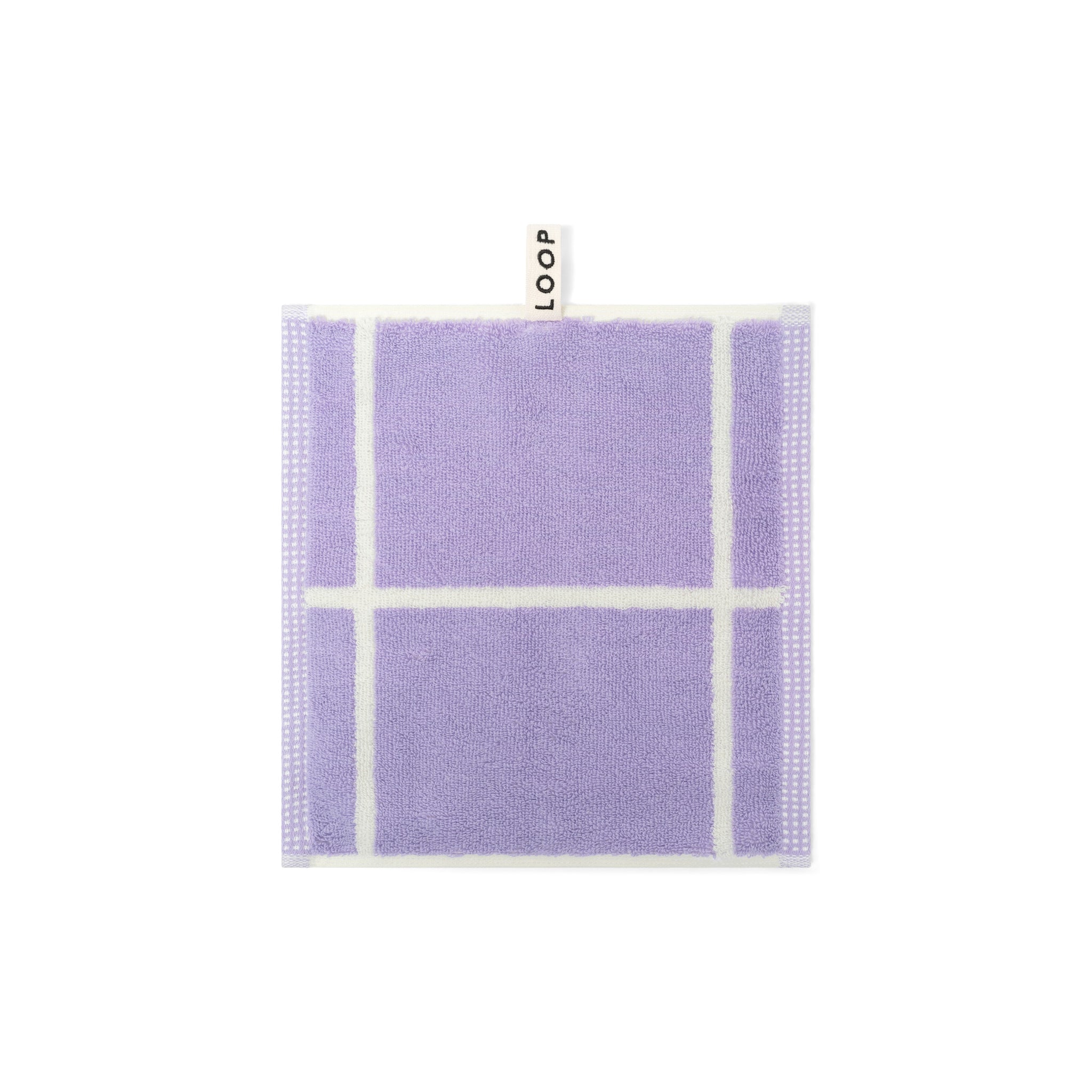 Face Towel - Lilac/Ivory - Mesh