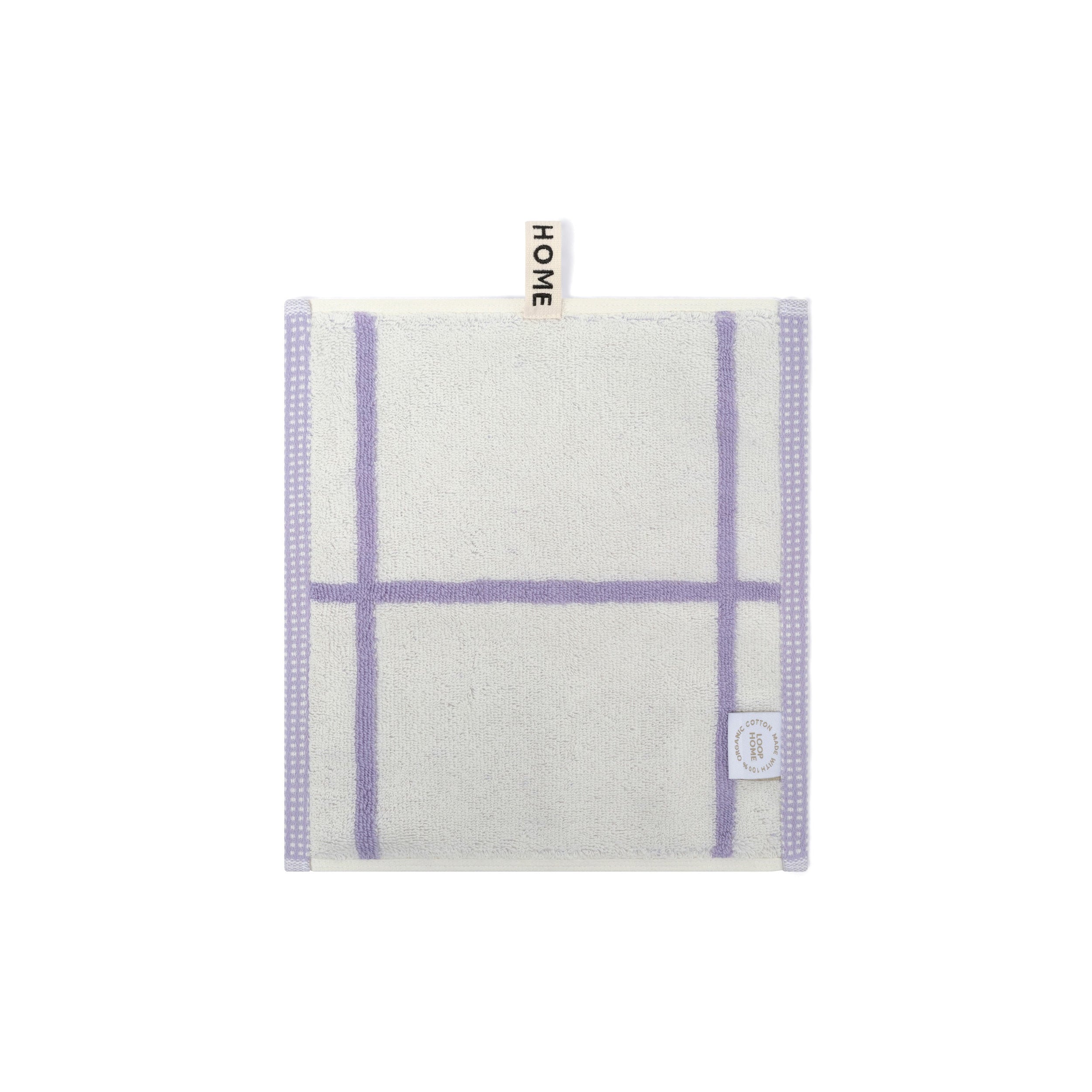 Lilac/Ivory Face Towel Mesh Face Towel — view 2