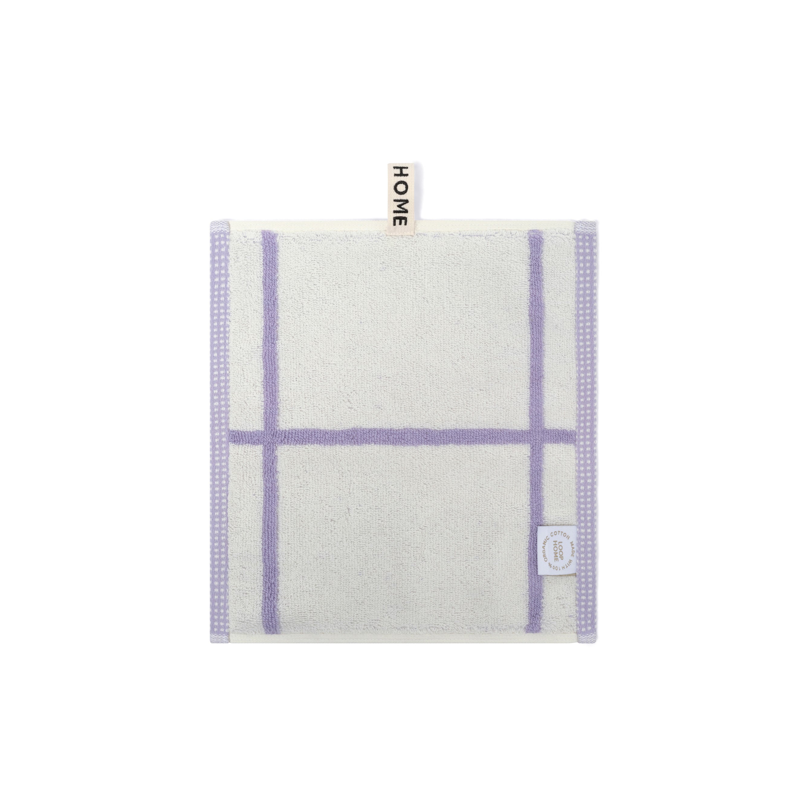 Lilac/Ivory Face Towel Mesh Face Towel — view 2