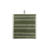 LOOP HOME face towel - forest/sage - dual dash
