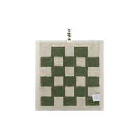 LOOP HOME face towel - forest/sage - brick — view 2