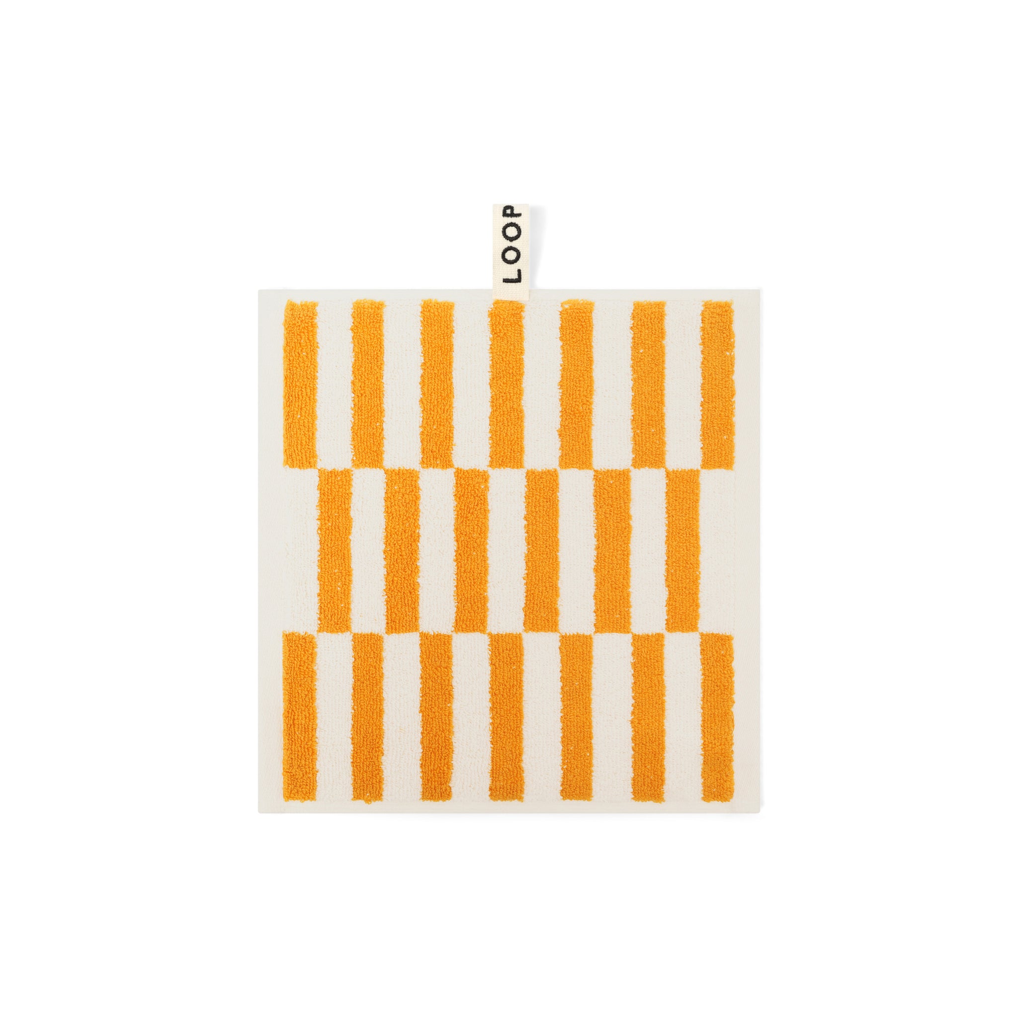 Face Towel - Saffron/Ivory - Offset