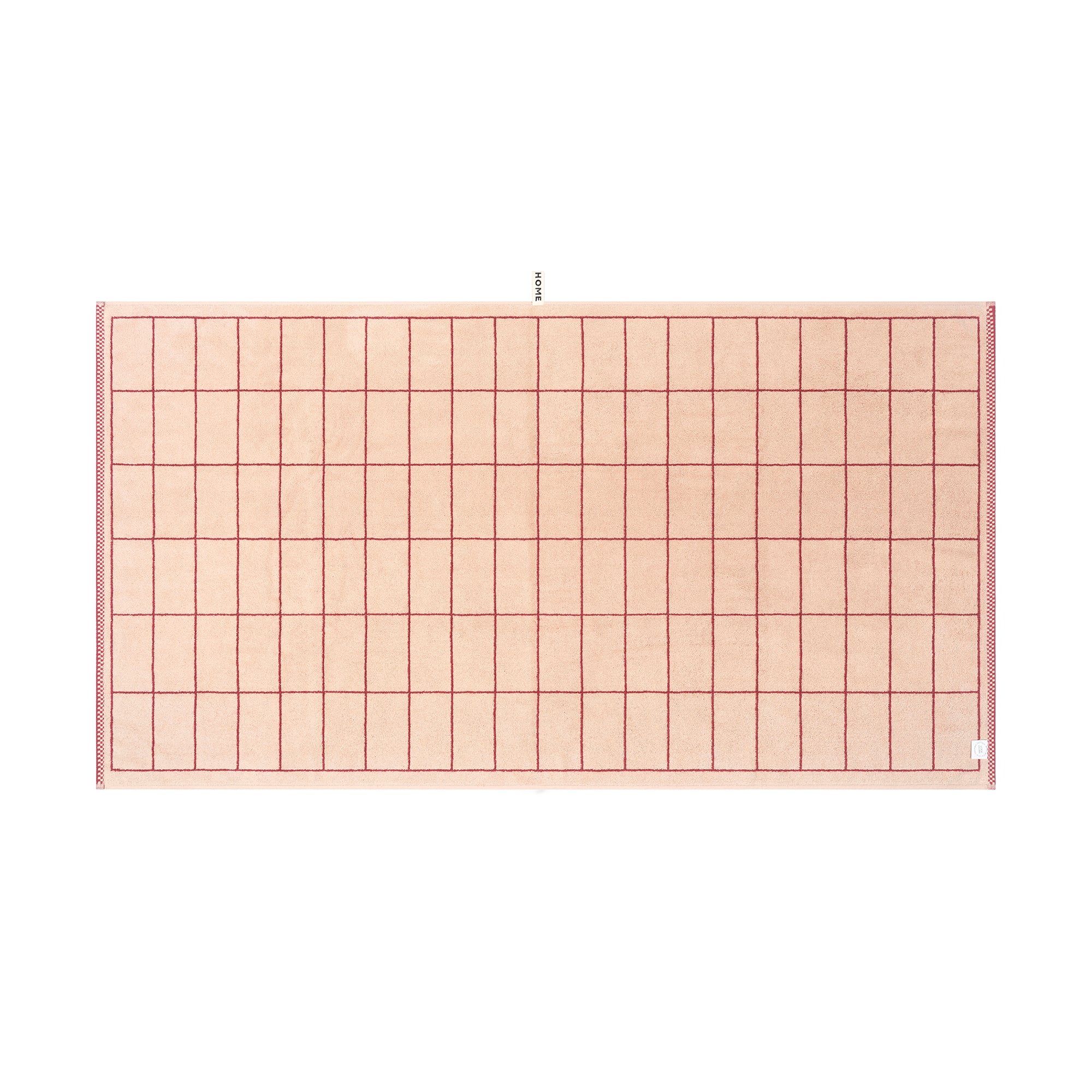 Bath Sheet - Ruby/Almond Blush - Tile