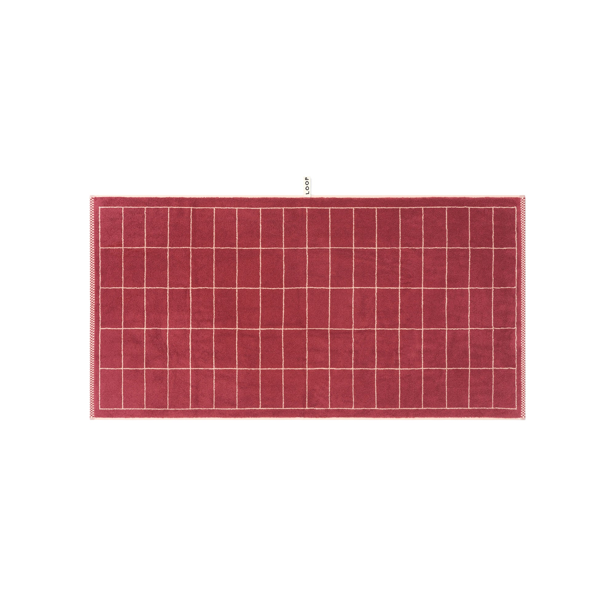 Bath Towel - Ruby/Almond Blush - Tile