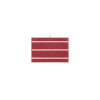 LOOP HOME hand towel - ruby/almond blush - pinstripe — view 3