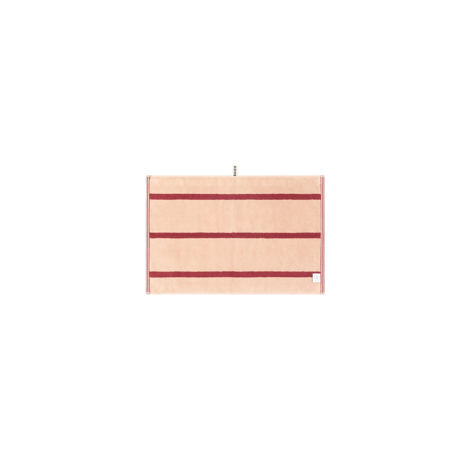 Ruby/Almond Blush Pinstripe Hand Towel — view 4