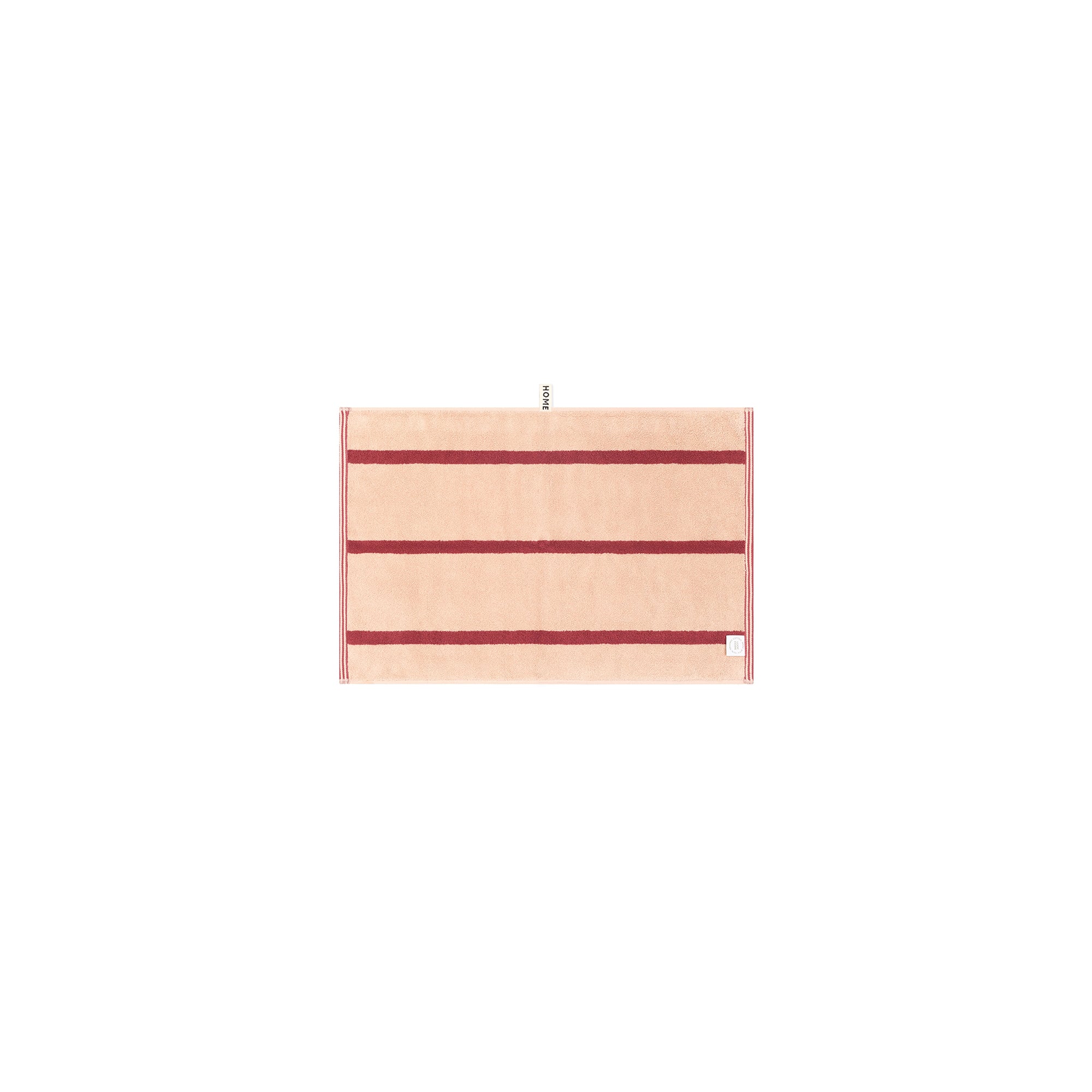 Hand Towel - Ruby/Almond Blush - Pinstripe