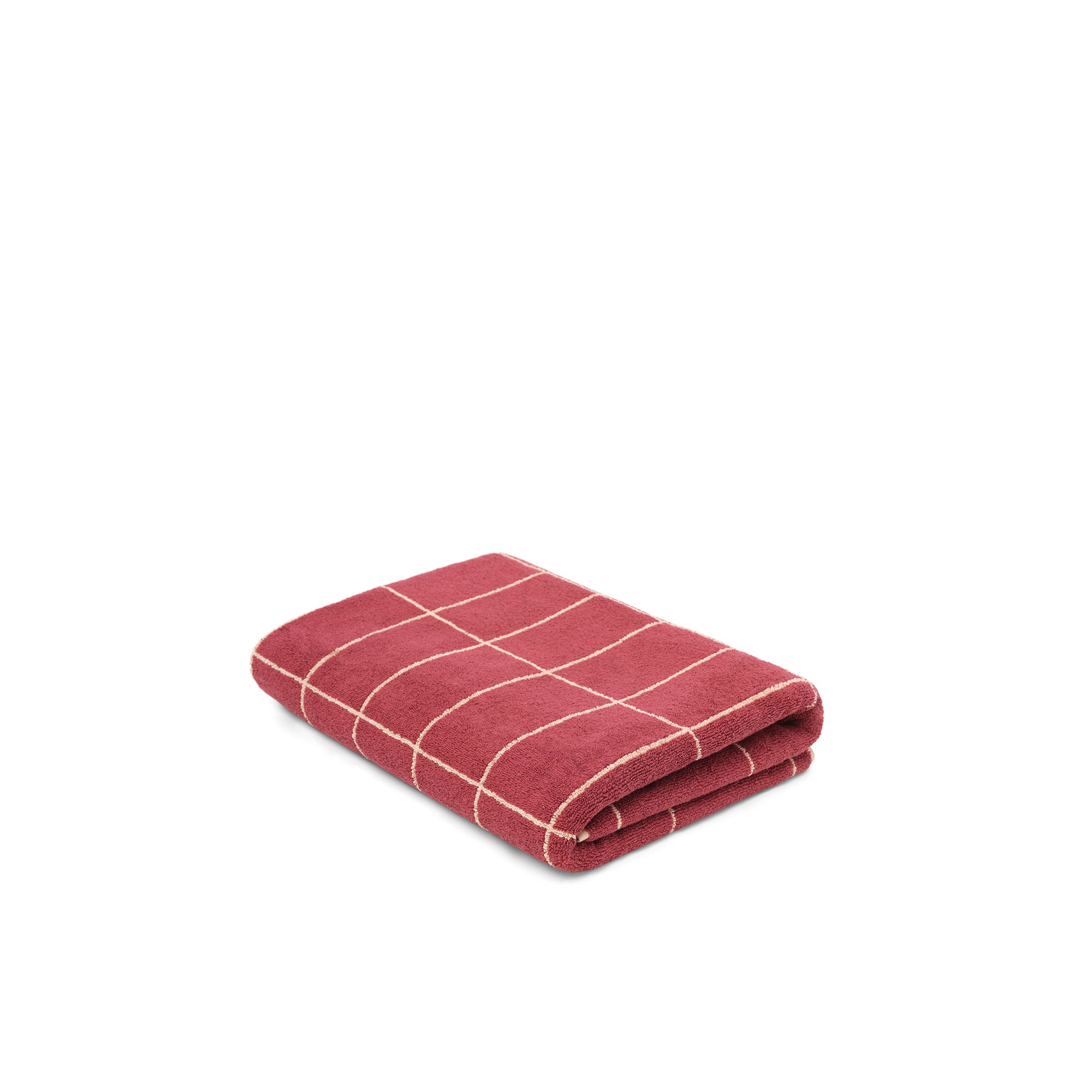 Bath Sheet - Ruby/Almond Blush - Tile