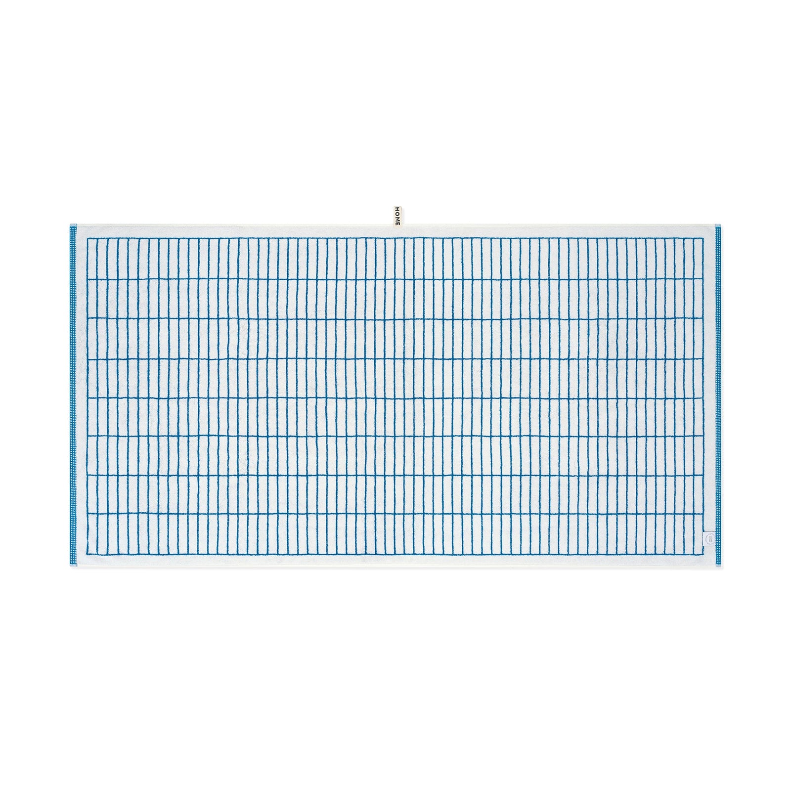 LOOP HOME bath sheet - cobalt/ivory - tile — view 3