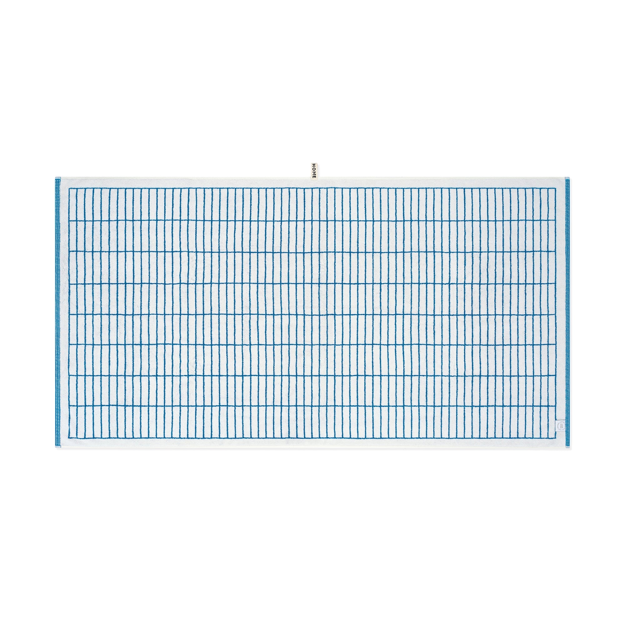 LOOP HOME bath sheet - cobalt/ivory - tile — view 3