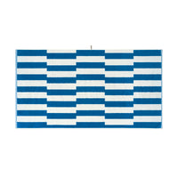 LOOP HOME bath sheet - cobalt/ivory - shift — view 2