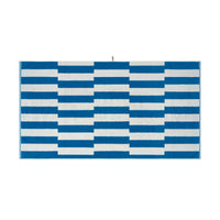 Cobalt/Ivory Shift Bath Sheet — view 3