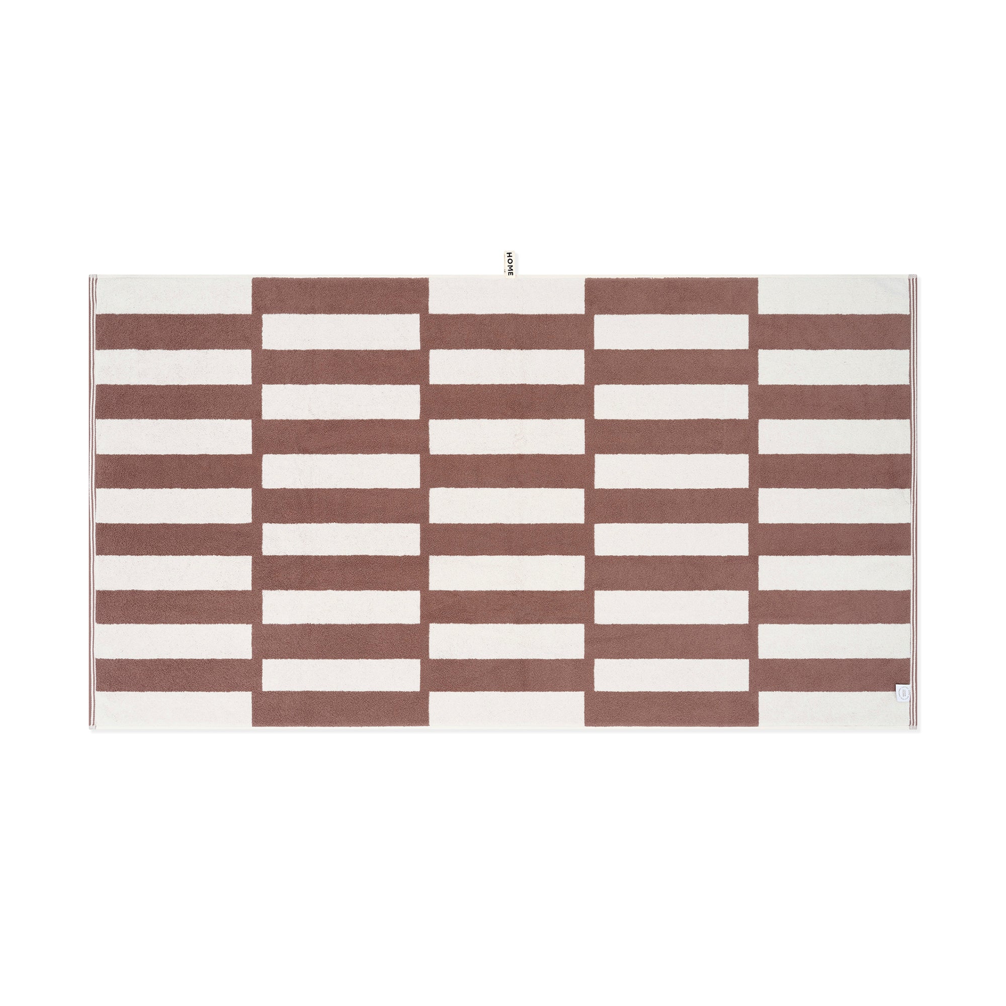 Bath Sheet - Coffee/Ivory - Stack