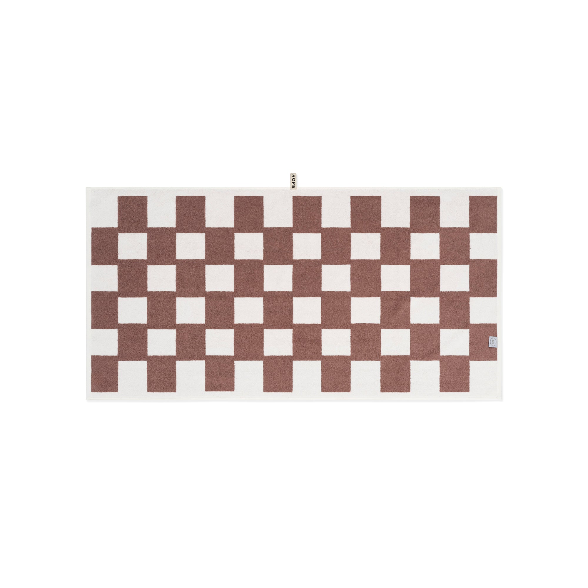 Bath Towel - Coffee/Ivory - Brick