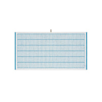 LOOP HOME bath towel - cobalt/ivory - tile — view 2