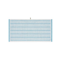 LOOP HOME bath towel - cobalt/ivory - tile — view 2