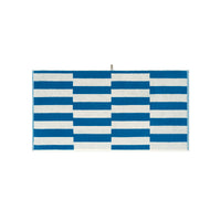 LOOP HOME bath towel - cobalt/ivory - shift — view 2