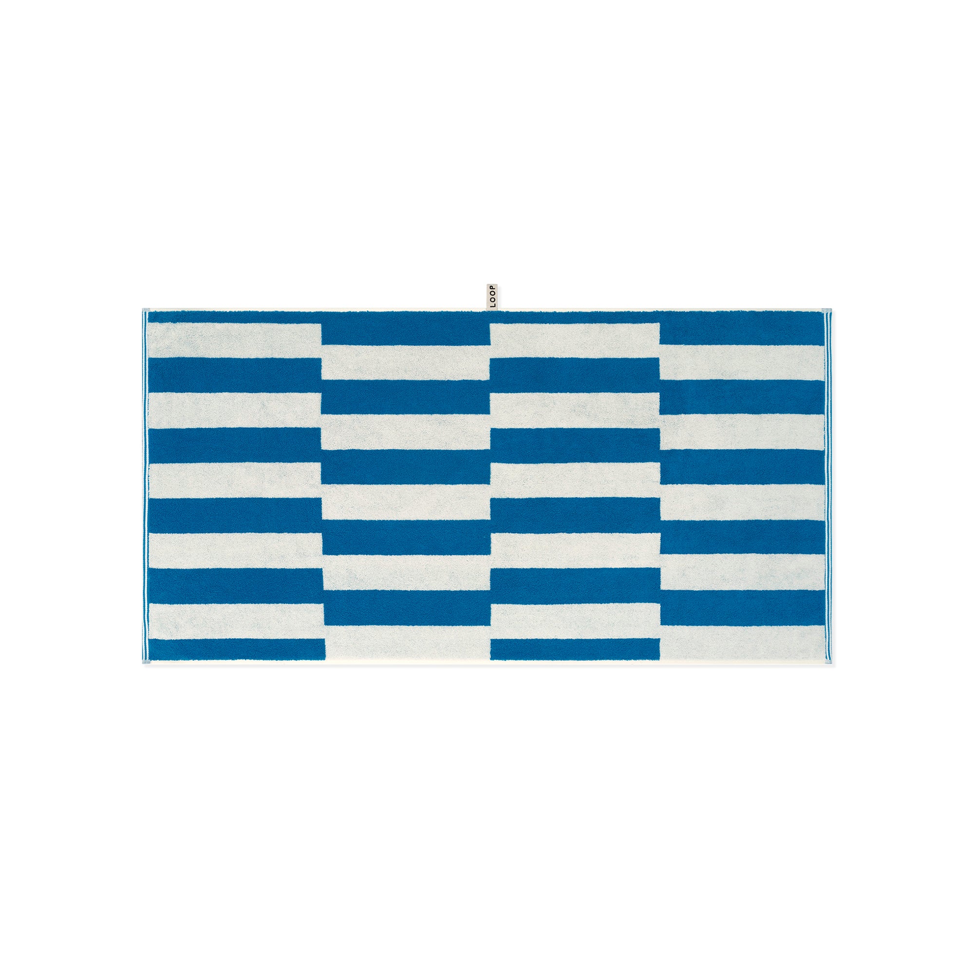 Bath Towel - Cobalt/Ivory - Shift